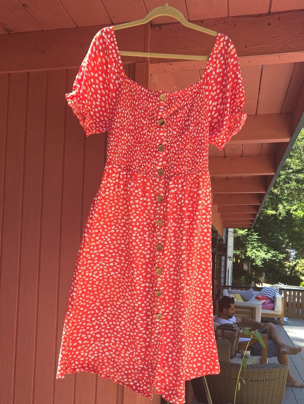 ❤️ ROXY Button-Front Sundress